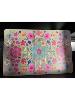 Natural Life Cut & Serve Cutting Board NEW Floral